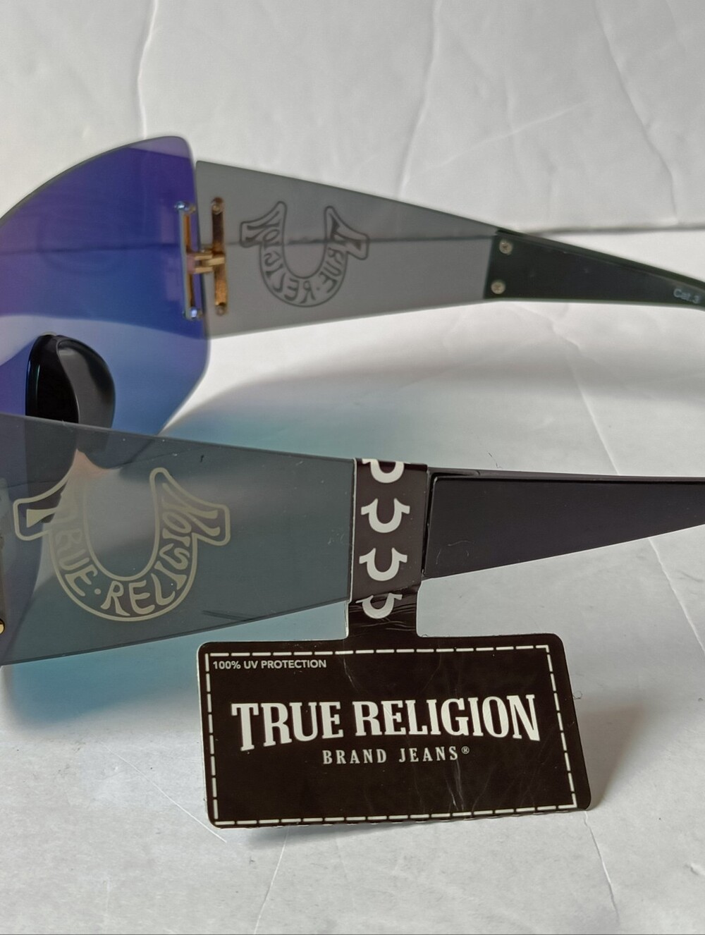True Religion Orange Shield Lens Sunglasses - Picture 6 of 9